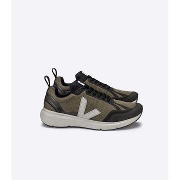 Veja CONDOR 2 ALVEOMESH OXFORD Men's Running Shoes Olive | CA 135ILH